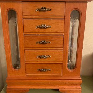 Wooden 5-drawer Desktop Jewelry Box